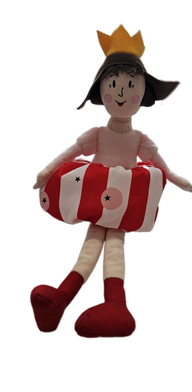 RARE IKEA SWEDEN PLUSH DOLL FIGURE BALLERINA DANCER NOJSIG STUFFED TOY